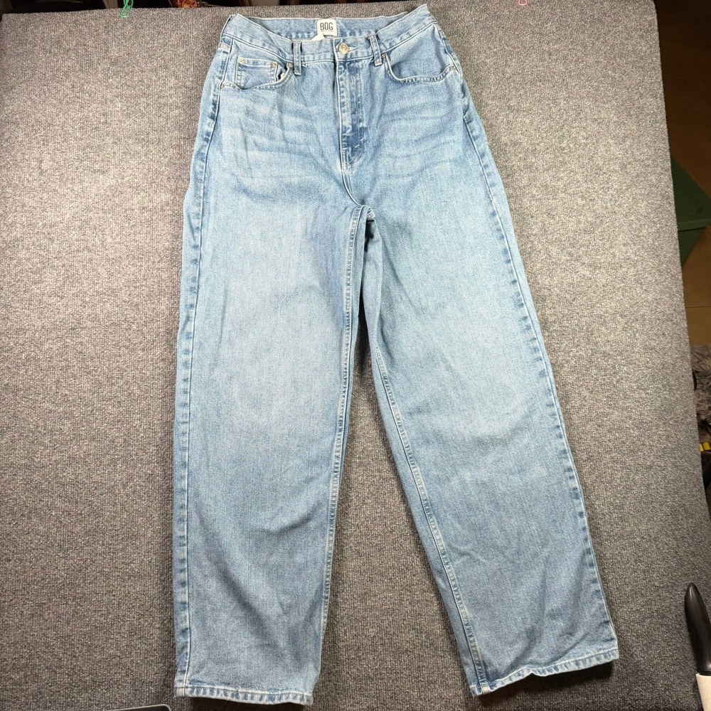 BDG High-Rise Baggy Jeans Women 31 Light Blue Wide Leg Denim